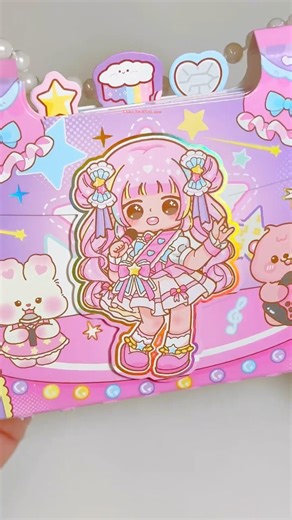 unboxing kawaii sticker journal #asmr #sticker #unboxing