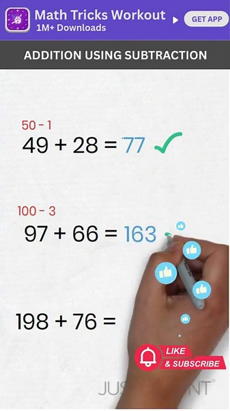 Math Tricks - Addition Tricks - Easy Math Tricks - Mental Math Tricks #mathstricks #mentalmath