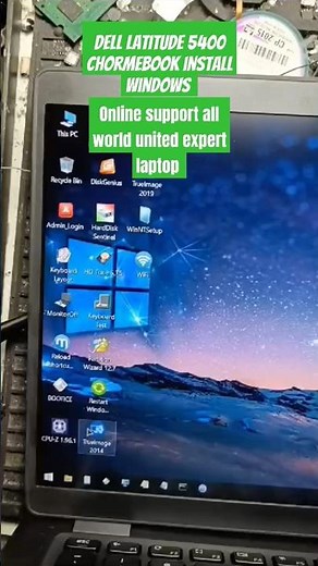 Dell 5400 Chromebook windows install | How to install windows 10 on dell chormebook