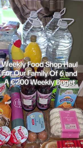 Weekly Food Shop Haul ☺️ #fyp #momblogger #foodtok #shoppinghauls #restock