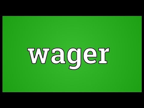 Wager Meaning
