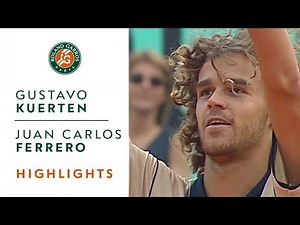 Gustavo Kuerten v Juan Carlos Ferrero Highlights - Men's Semifinal I Roland-Garros 2000