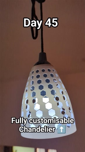 Coding a swirl chandelier: Day 45 of The Source Code #3dprint