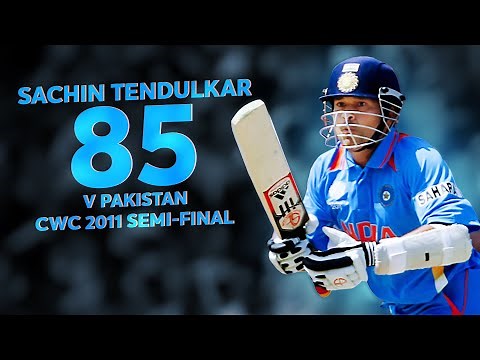 Sachin Tendulkar troubles Pakistan in the semi-final | CWC 2011