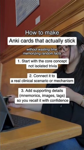 This is how to make Anki cards that actually stick! #studytip #study #studymotivation #ankiremote