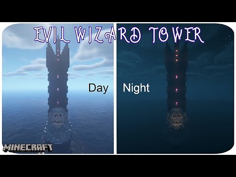 Minecraft : Evil Wizard Tower | Speed Build