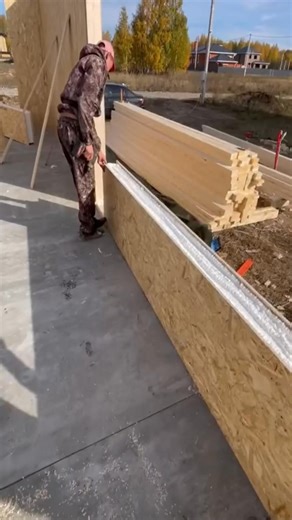Perfect wooden OSB wall panel connection assembly work tips | Structure build tips