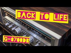 sansui g 8700 db pt. 3: restauration completed!