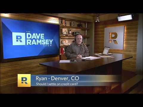 Settle with credit card