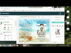 Military Obituary Program, Funeral Card Military, American Marine Funeral Program Template, US Navy Veteran Funeral Programe Template, - Etsy