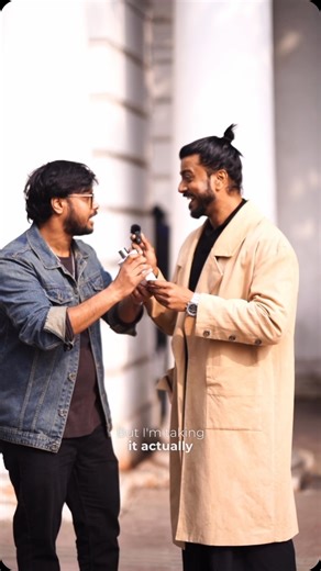 Rohit Bose on Instagram: "Dhoti and trench coat—why not? 🌟 An Indian fragrance that’s as luxurious as an international brand? Why not! Wild Stone CODE Aqua is frersh, marine and all about breaking boundaries! 🌊💎 I took it to the streets for a fun sniff-test, asking people to guess where it’s from. Most were amazed to learn it’s proudly Indian! 🇮🇳 It smells premium, invigorating, and works with any style, whether you’re keeping it traditional, modern, or somewhere in between. If you’re looki