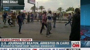 American reporter beaten in Cairo