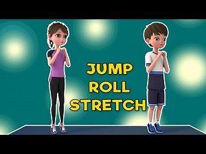 CHILDREN'S GYMNASTICS AT HOME: JUMP, ROLL, STRETCH | Kids Exercise
