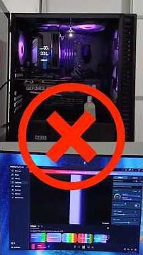 Why RGB Software is RUINING Your PC Performance! 🛑#shorts
