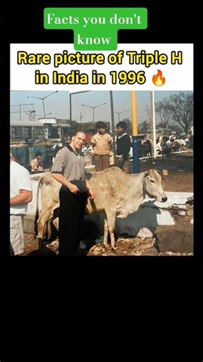 Rare Glimpse: Triple H in India Back in 1996#tripleh #wwe#wwenews #shorts #usa#uk#wwenxt #viralvideo