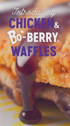 Bojangles on Instagram: "Sweet, savory and served seven days a week. 🫐 🍗 🧇 Use the Bo App and get a free Chicken and Bo-Berry Waffles on any order of $20 or more with the code: BRUNCHEVERYDAY Only at participating locations. Only valid 3/3/25 - 3/9/25."