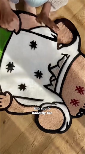 Soft, cute, and full of personality 🧸✨ This rug makes the room feel alive.#CuteRug #INSHome #RoomRefresh #tiktokshopus #fyp