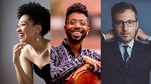 Julia Bullock, soprano; Seth Parker Woods, cello; Conor Hanick, piano