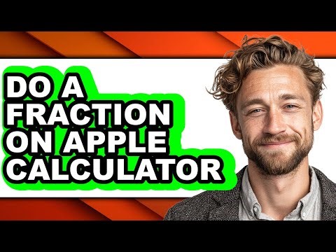 How to Do a Fraction on Apple Calculator (updated)