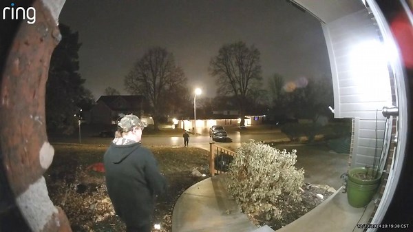 Truck Slowly Slides Down Icy Driveway