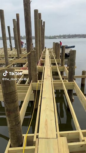 Deck Framing and Barge Moving in Marine Construction