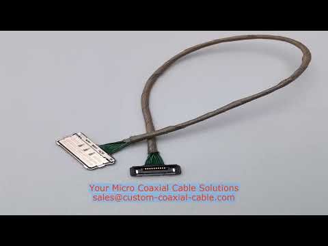 LVDS Coaxial Cable CustomTeflon Electronic Wire ultra fine coaxial cable endoscope micro-coax cable