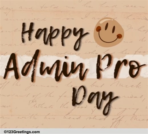 Perfect Admin Pro Day Wishes
