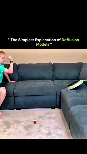 SCIENCE | FACTS | BEYOND | HISTORY | on Instagram: "Think of diffusion models like reverse smudging. Start with noise: Begin with a random pattern of pixels — pure static. Step by step, remove noise: The model gradually refines the image, removing randomness while adding structure. Guided by patterns: It knows what features belong where based on training data. Result emerges: After multiple iterations, a clear, realistic image appears from pure noise. It’s called a “diffusion” model because it s