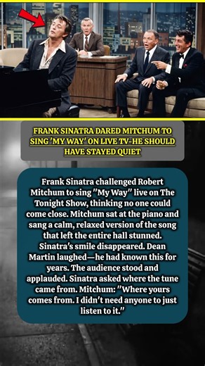 Frank Sinatra Dared Mitchum to Sing 'My Way' on Live TV - He Should Have StayedQuiet.