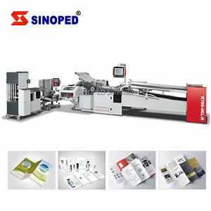 [Hot Item] High Speed Zigzag Folding Paper Machine with Cross Folder Unit for Booklet Brochure Folding Machine