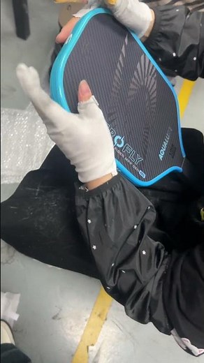 Kevlar Paddle Edge Build — 360° Seamless Protection Process #pickleball #factory #customization