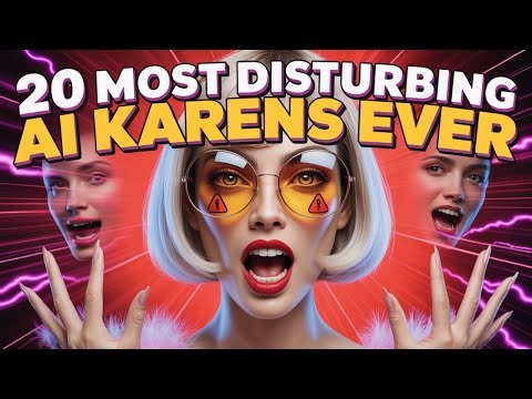 20 Most Disturbing AI Karens Ever Made ( Flashing + Intense Visuals – Watch at Own Risk)