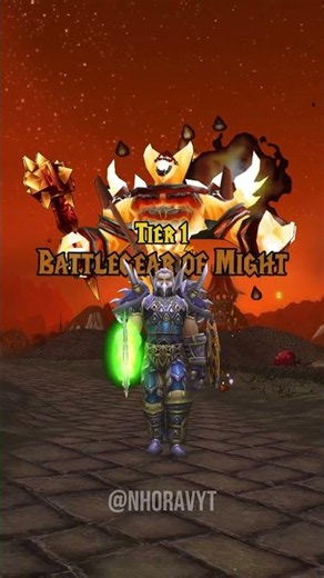 World of Warcraft Classic Warrior Evolution! #shorts #worldofwarcraft