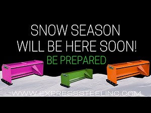 Express Steel XP Snow Pusher - ARE YOU READY? 2022 Snow Removal preparation