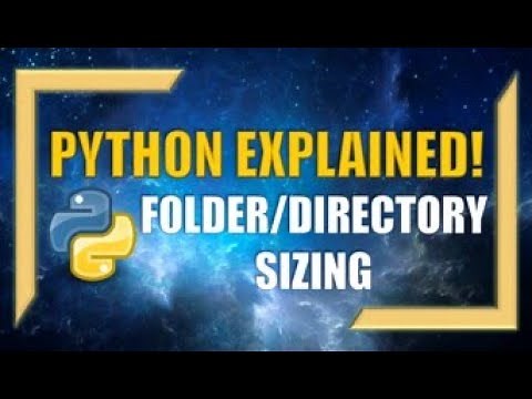 Finding Sizes of Folders/Directories With Python