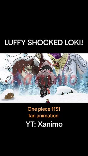 Luffy Confronts Loki in One Piece Chapter 1131 Fan Animation