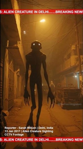 👽 ALIEN CAUGHT ON CAMERA: Delhi, India Report #shorts #alien
