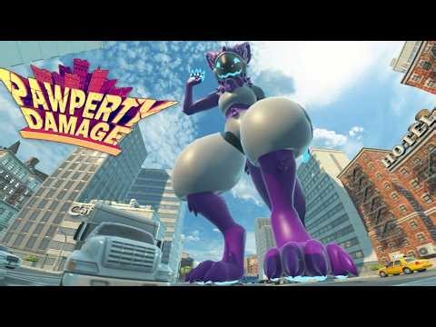 A Protogen Plays Pawperty Damage On Caffeine (Live)