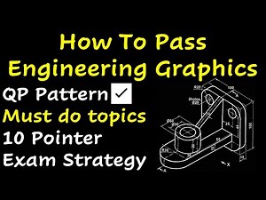 How To Pass Engineering Graphics | 10 Pointer Exam Strategy For Engineering Drawing | MU