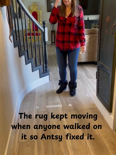 Using Carpet Tape so Rugs don't move Floor rugs are a great addition to kitchens and bathrooms, but securing them with the right carpet tape is essential to prevent slips and falls. Using high-quality tape ensures the rugs stay in place, saving you from having to constantly bend over to adjust them and keeping everyone safe. If you would like a link to the carpet tape I recommend, please reply to this post with the word