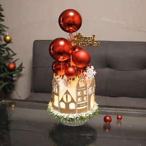 30K views · 368 reactions | Glowing Christmas house lantern with ornaments | Life and Fun Story | Facebook