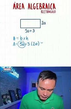 ALGEBRAIC AREA OF A RECTANGLE