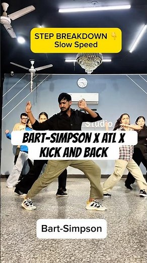 Bart Simpson + Atl Stomp + Kick & Back Flow | Dance #tutorial 🔥