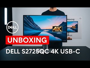 Dell 27 Plus 4K USB-C Monitor S2725QC unboxing review with Macbook (Dell S2725-QC)
