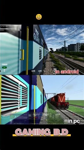 Android v/s pc gameplay || Indian train simulator gameplay || like & subscribe