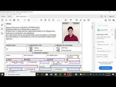PNPKI PART II - HOW TO PROPERLY FILL IN THE DATA FOR THE PNPKI APPLICATION FORM FOR DEPED