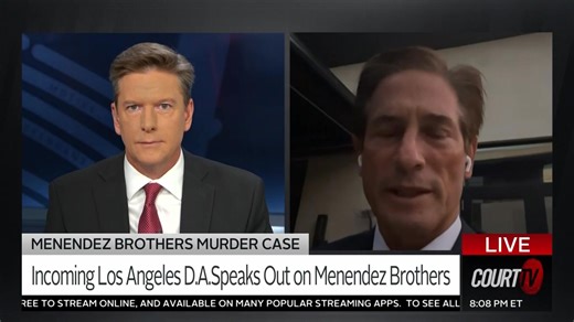 18K views · 69 reactions | Newly elected LA District Attorney Nathan Hochman joins Court TV and speaks about the Menendez brothers. The current DA, George Gascón, recommends resentencing for Lyle and Erik Menendez. Chloe Driver's Google searches are shown in court. (11/14/24) https://www.courttv.com/title/incoming-la-da-joins-court-tv-speaks-on-menendez-brothers/ | COURT TV | Facebook