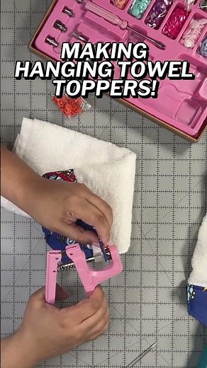 Making Hanging Towel Toppers - Easy Gift Idea