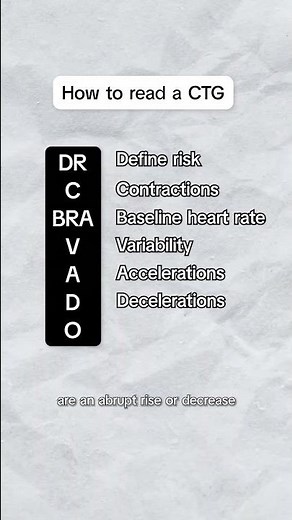 How to Interpret a CTG | Cardiotocograph | UKMLA | CPSA