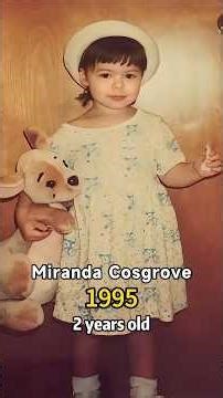 Miranda Cosgrove through the years! 😍✨| Then and Now #shorts
